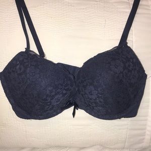 Navy Blue Lace bra